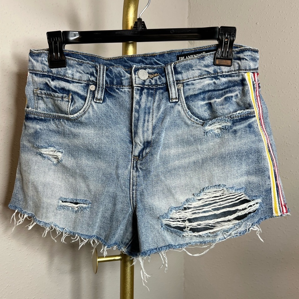BlankNYC The Barrow Distressed Shorts